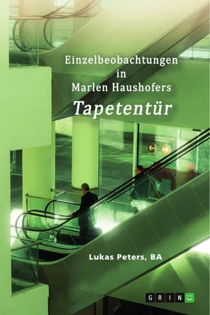 Einzelbeobachtungen in Marlen Haushofers "Tapetentür"
