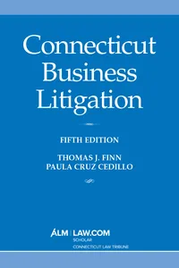 Connecticut Business Litigation, Fifth Edition_cover