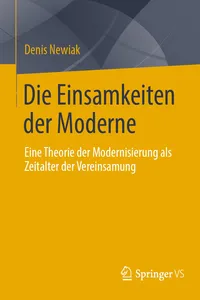 Die Einsamkeiten der Moderne_cover