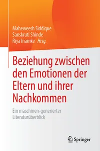 Beziehung zwischen den Emotionen der Eltern und ihrer Nachkommen_cover