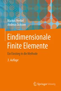 Eindimensionale Finite Elemente_cover