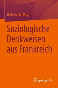 Soziologische Denkweisen aus Frankreich_cover