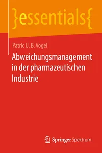 Abweichungsmanagement in der pharmazeutischen Industrie_cover