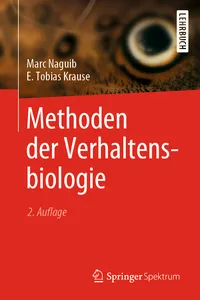Methoden der Verhaltensbiologie_cover