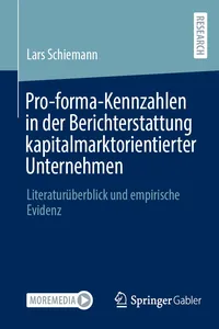 Pro-forma-Kennzahlen in der Berichterstattung kapitalmarktorientierter Unternehmen_cover