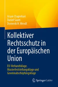 Kollektiver Rechtsschutz in der Europäischen Union