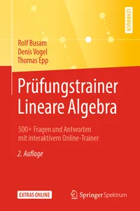 Prüfungstrainer Lineare Algebra_cover