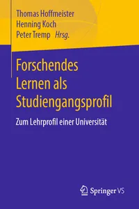 Forschendes Lernen als Studiengangsprofil_cover