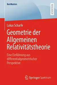 Geometrie der Allgemeinen Relativitätstheorie_cover