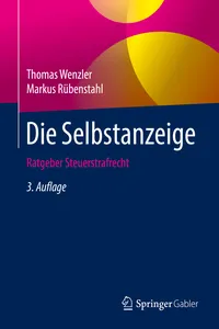 Die Selbstanzeige