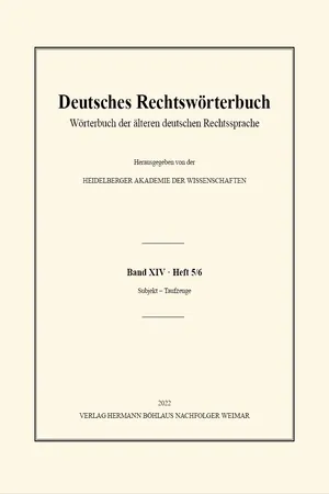 Deutsches Rechtswörterbuch