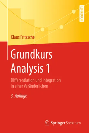 Grundkurs Analysis 1