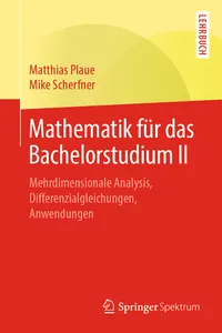 Mathematik für das Bachelorstudium II_cover