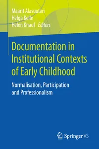 Documentation in Institutional Contexts of Early Childhood_cover