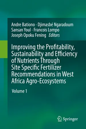 Improving the Profitability, Sustainability and Efficiency of Nutrients Through Site Specific Fertilizer Recommendations in West Africa Agro-Ecosystems
