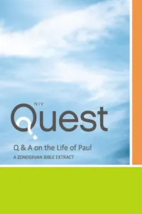 NIV, Questions of the Bible about the Life of Paul: Excerpts from The Quest Study Bible_cover