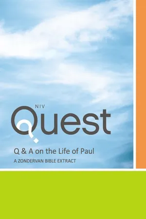 NIV, Questions of the Bible about the Life of Paul: Excerpts from The Quest Study Bible