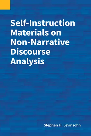 Self-Instruction Materials on Non-Narrative Discourse Analysis