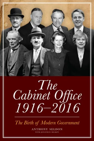 The Cabinet Office, 1916β2018