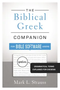 The Biblical Greek Companion for Bible Software Users_cover