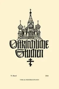 Ostkirchliche Studien Band 73_cover