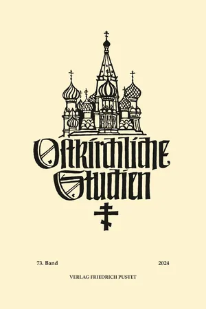 Ostkirchliche Studien Band 73 (2024)