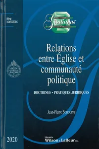 Relations entre Église et communauté politique_cover