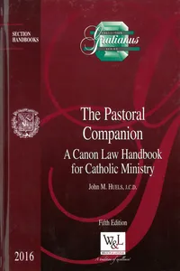 The Pastoral Companion : A Canon Law Handbook for Catholic Ministry, Fifth Edition