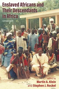 Enslaved Africans and Their Descendants in Africa_cover