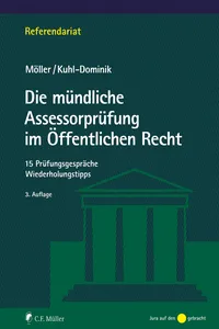 Die mündliche Assessorprüfung im Öffentlichen Recht_cover