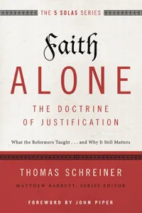 Faith Alone---The Doctrine of Justification_cover