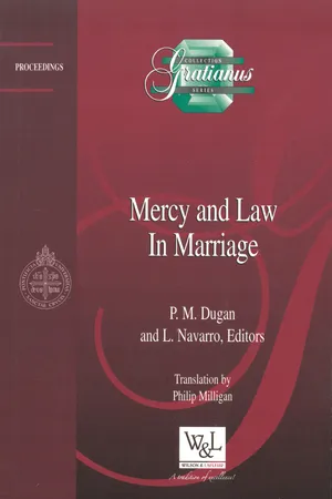 Mercy and Law In Marriage : Proceeding