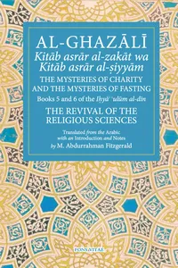 Al-Ghazali The Mysteries of Charity and the Mysteries of Fasting_cover