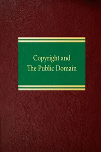 Copyright and the Public Domain
