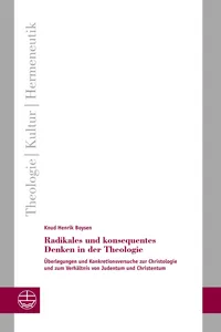 Radikales und konsequentes Denken in der Theologie_cover