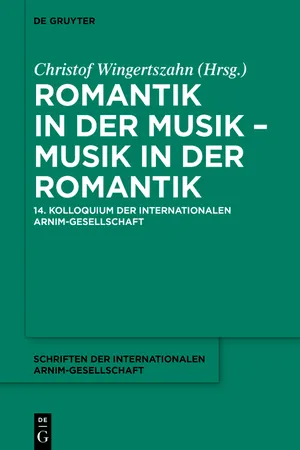 Romantik in der Musik – Musik in der Romantik