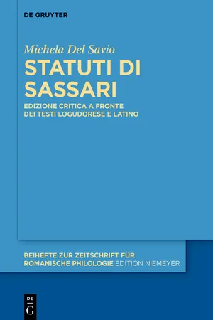 Statuti di Sassari