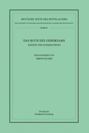 Das Buch des Gehorsams