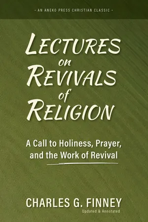 Lectures on Revivals of Religion