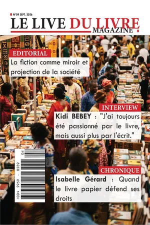 Le live du livre magazine n°009 : Fiction et société – Septembre, 2026