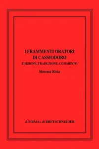 Frammenti oratori di Cassiodoro_cover