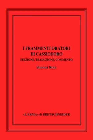 Frammenti oratori di Cassiodoro