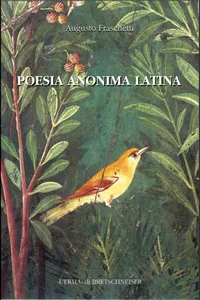 Poesia anonima latina_cover