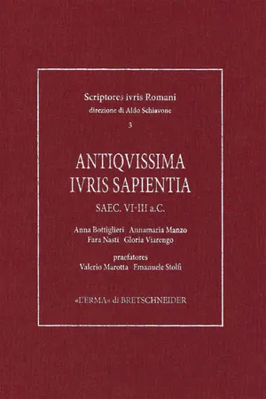 Antiquissima iuris sapientia