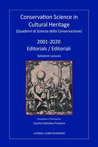 Conservation science in Cultural Heritage_cover