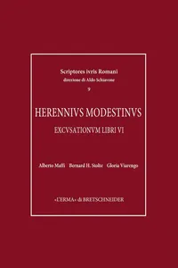 Herennius Modestinus_cover
