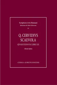 Quintus Cervidius Scaevola_cover