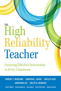 The High Reliability Teacher
