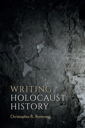 Writing Holocaust History