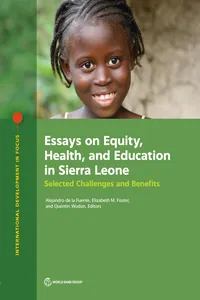 Essays on Equity, Health, and Education in Sierra Leone_cover